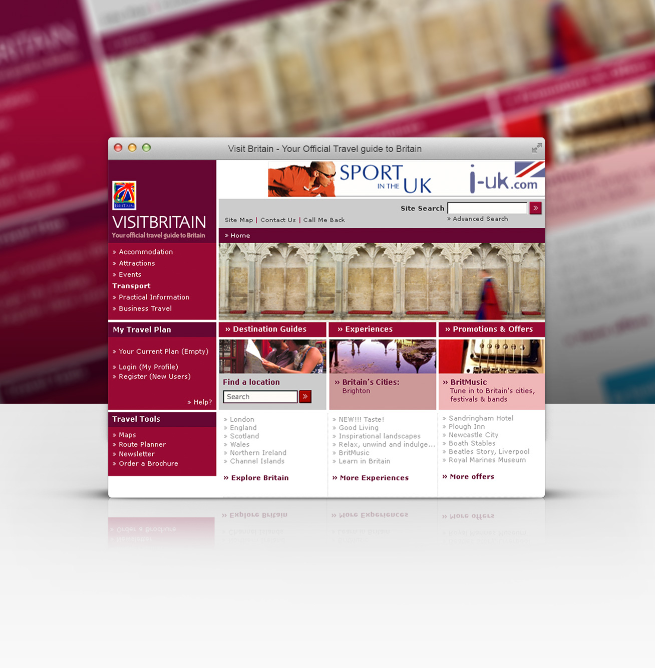 Visit Britain - Web Design and Development