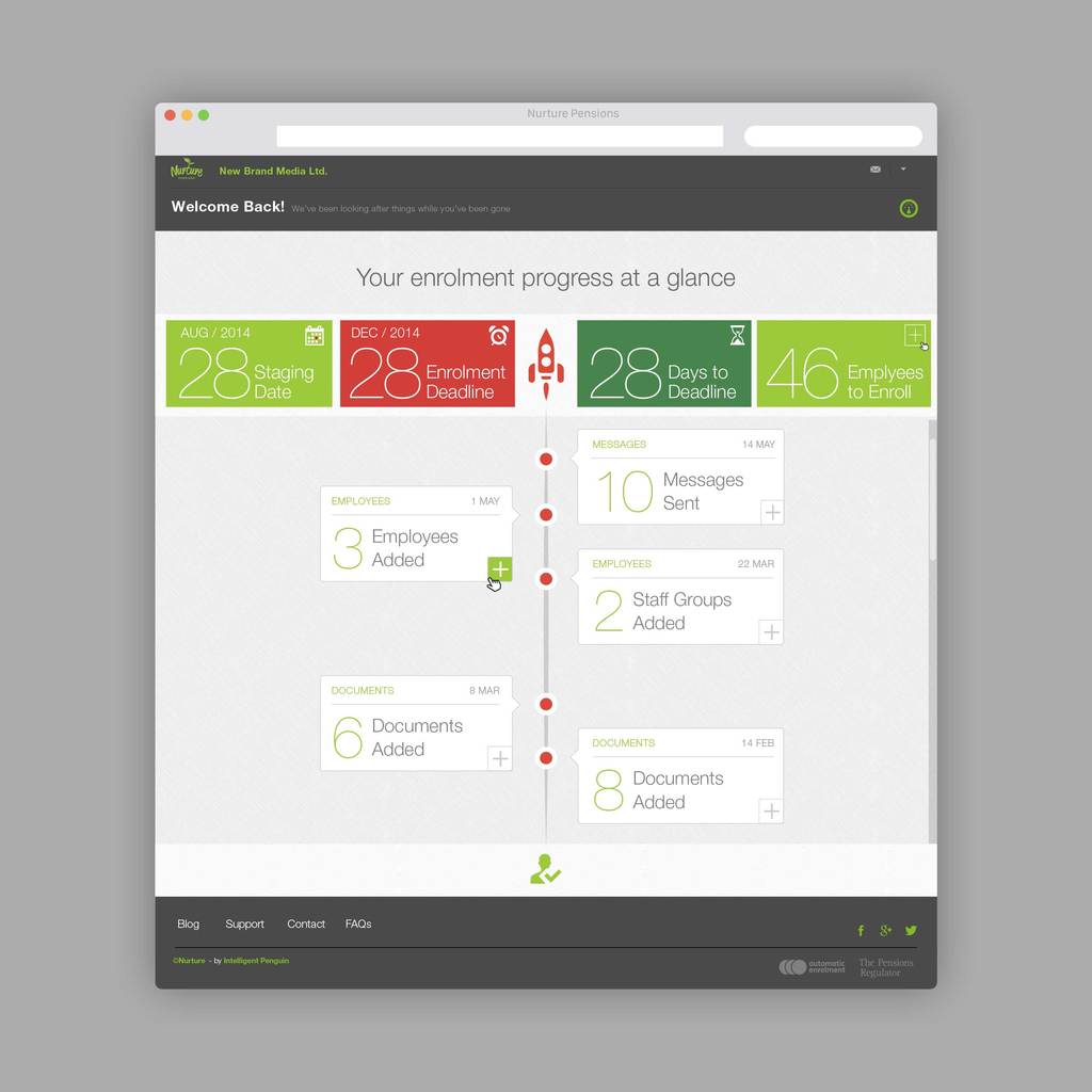 Nurture Pensions App UX